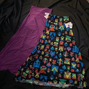 NWT 2 LuLaRoe Maxi skirts size small